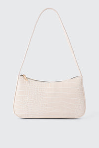 Croco Shoulder Bag