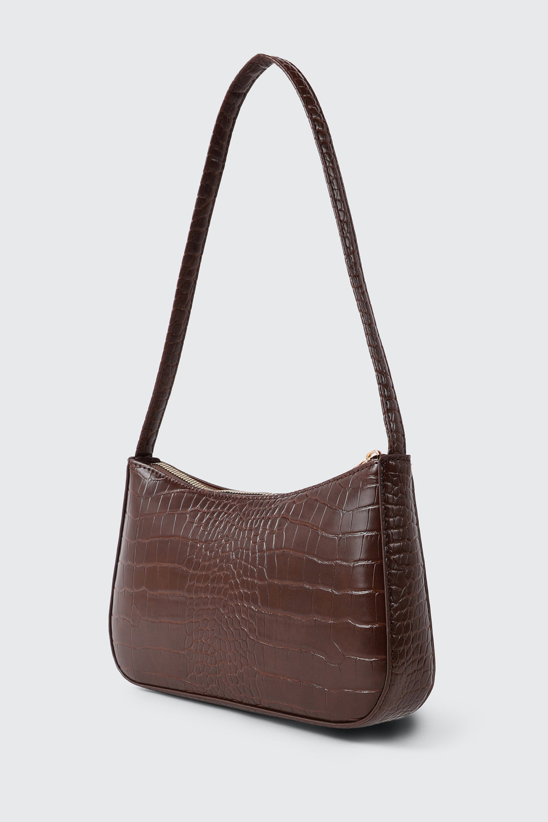 Croco Shoulder Bag