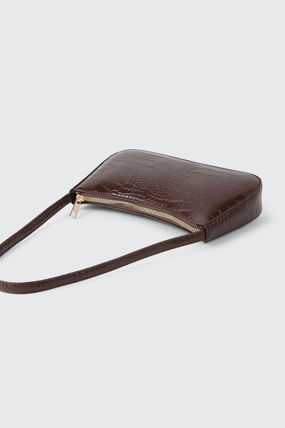Croco Shoulder Bag