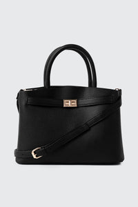 Structured Pebbled Tote Bag