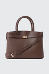 Structured Pebbled Tote Bag