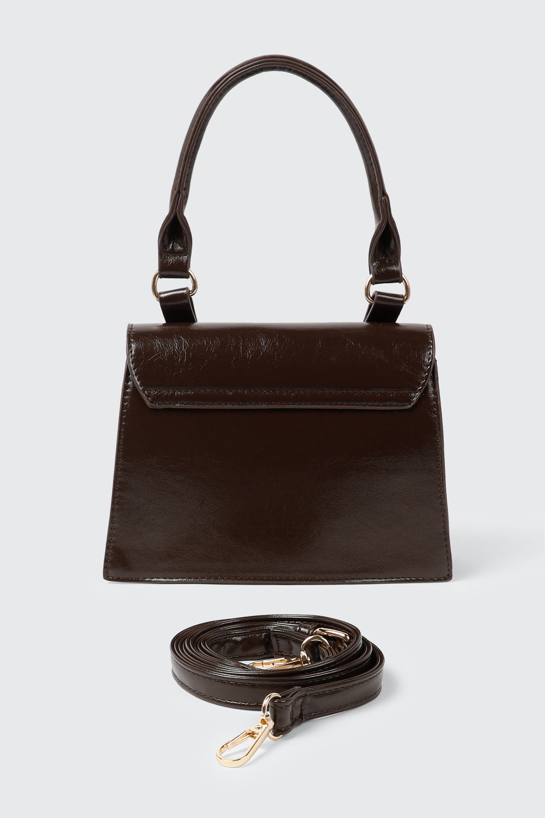 Buckle Detail Mini Handbag