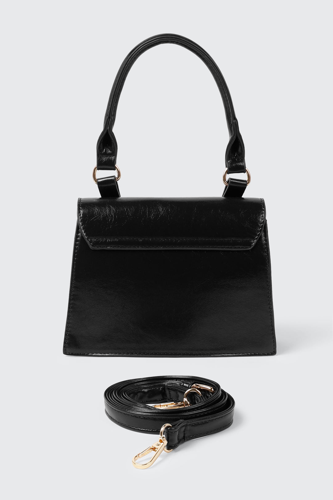 Buckle Detail Mini Handbag