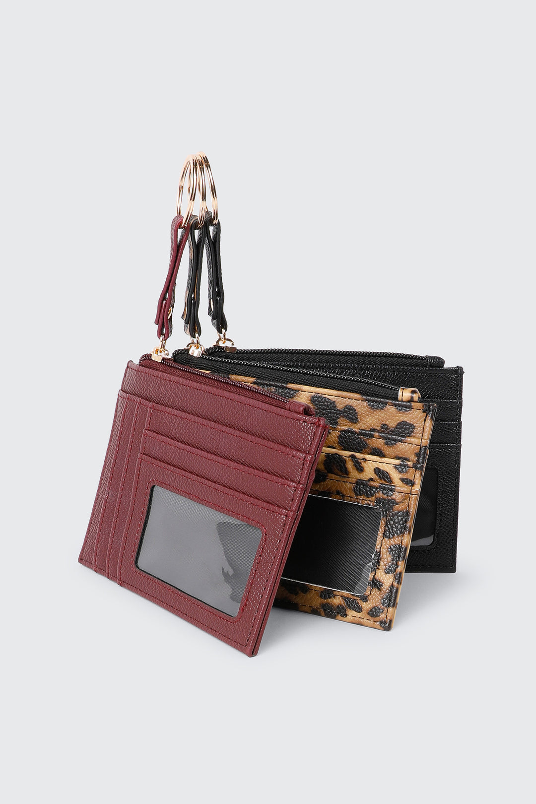 Faux Leather Card Holder Wallet