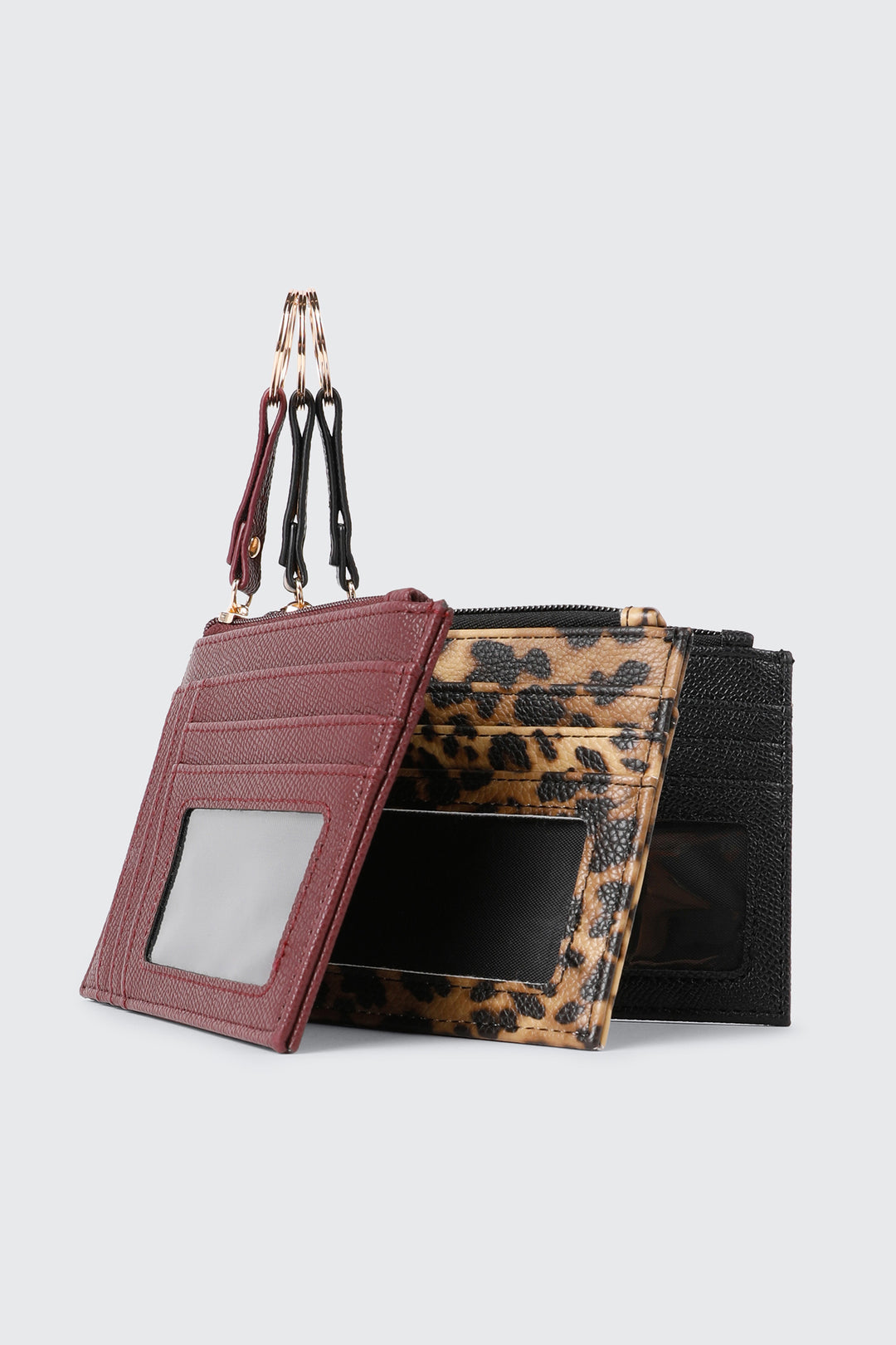 Faux Leather Card Holder Wallet