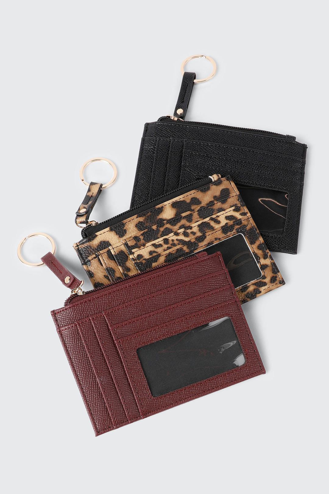 Faux Leather Card Holder Wallet