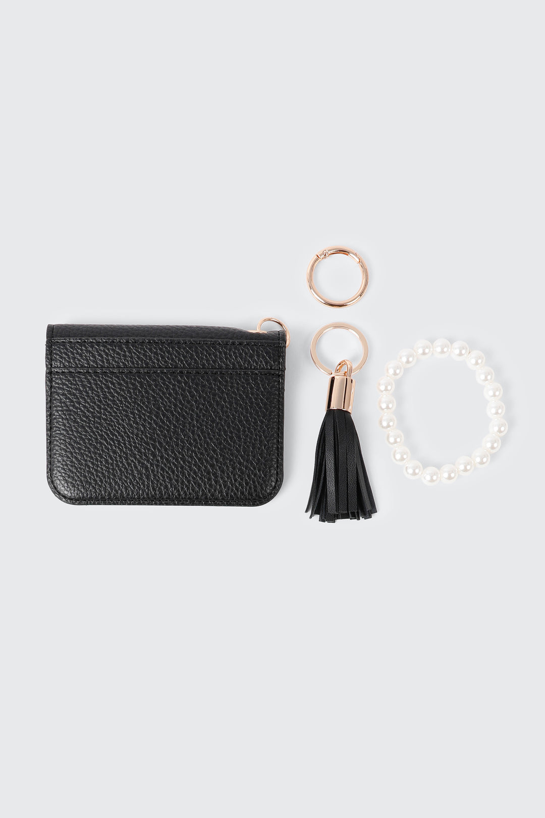 Portefeuille en faux cuir texturé