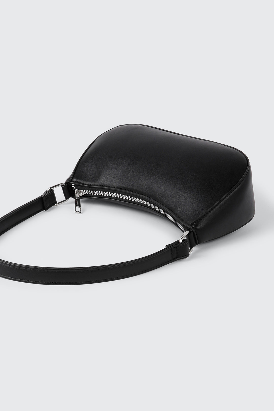 Faux Leather Shoulder Bag