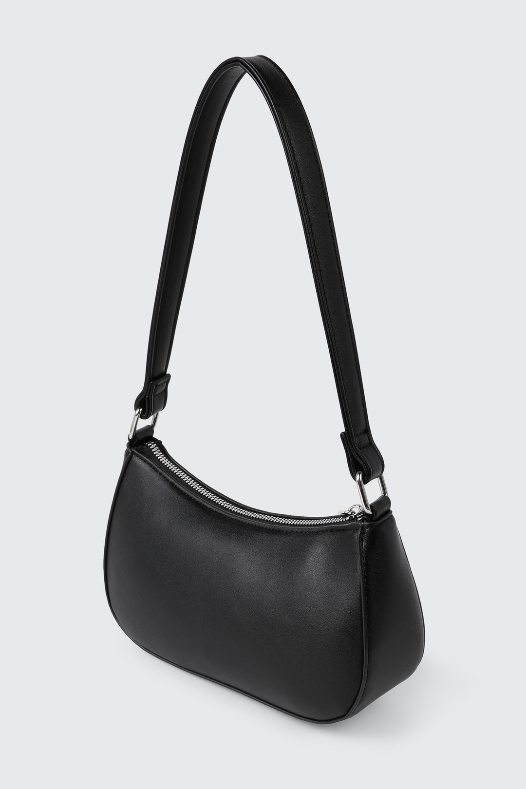 Faux Leather Shoulder Bag