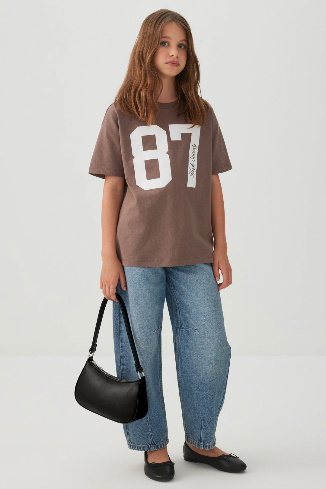 Faux Leather Shoulder Bag