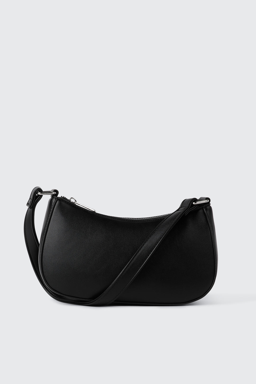 Faux Leather Shoulder Bag