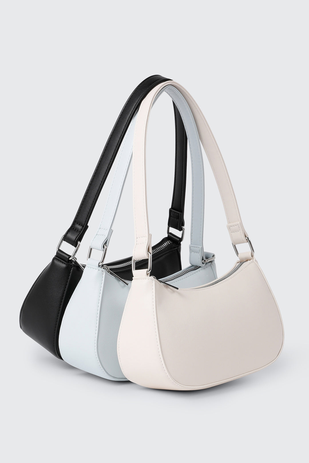Faux Leather Shoulder Bag