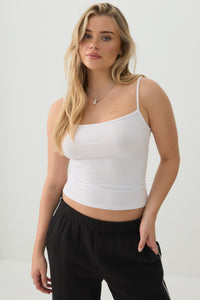 SMOOTHCORE™ Scoop Neck Crop Tank Top