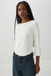 Cropped Fine Rib Top