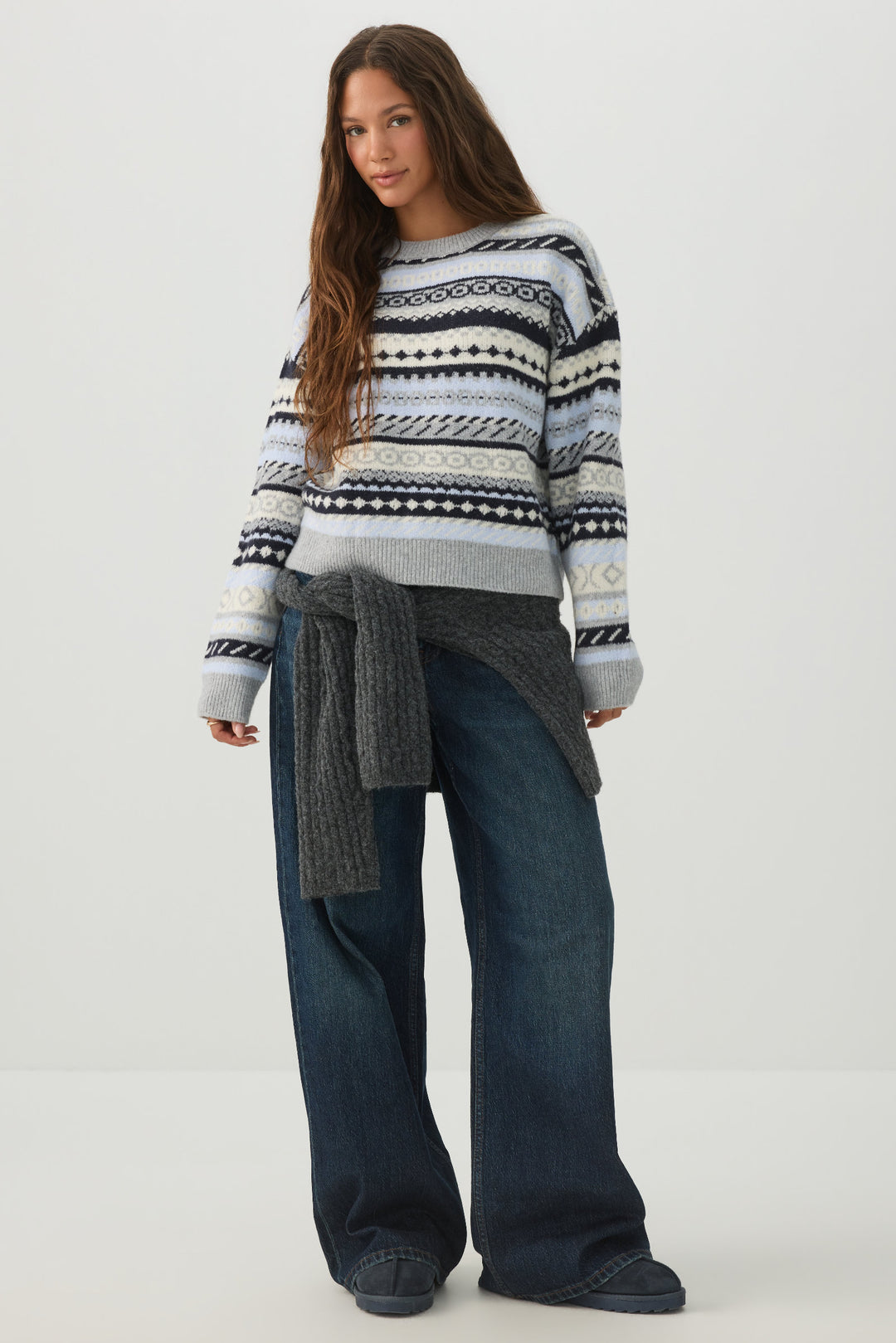 MODERAKNIT™ Boxy Crew Neck Sweater