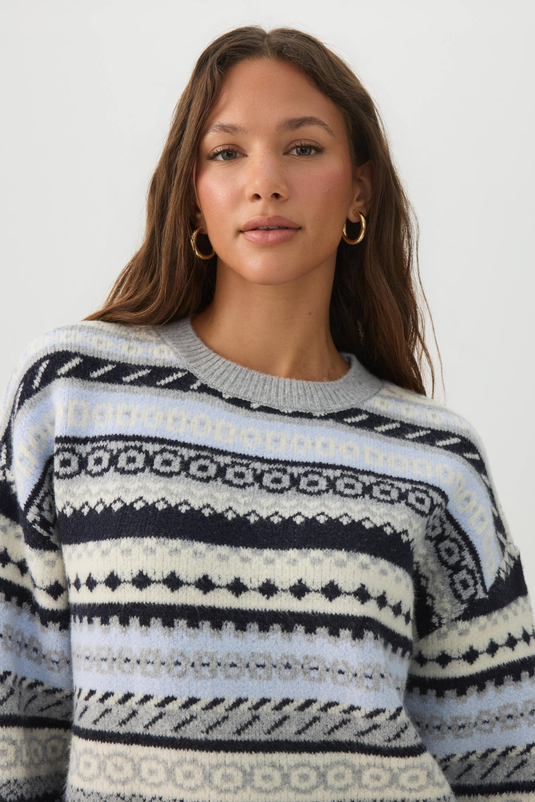 MODERAKNIT™ Boxy Crew Neck Sweater