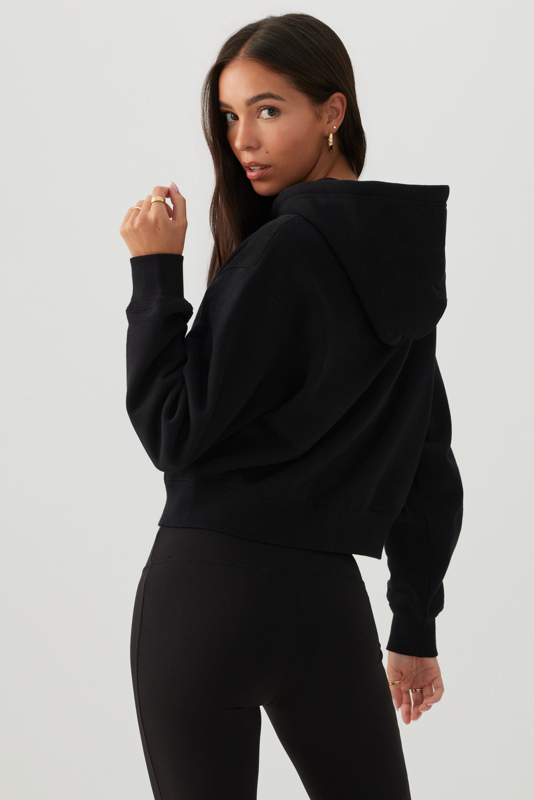 MADESOFT™ Fleece Short Zip Up Hoodie