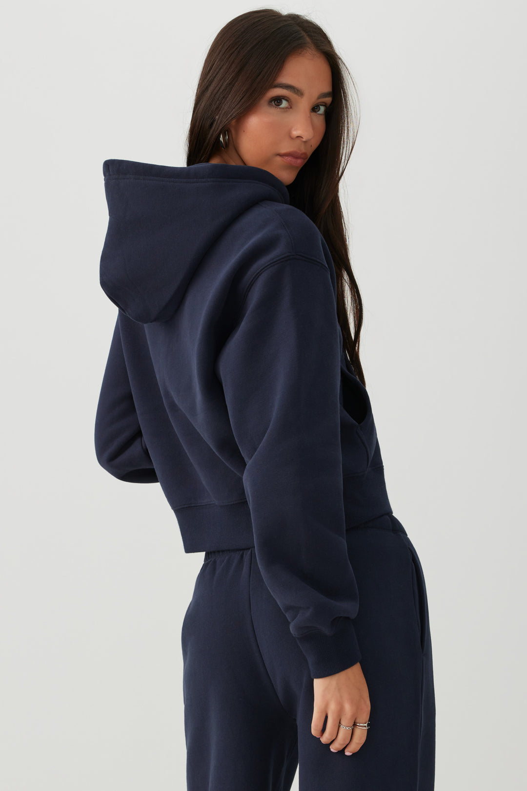 MADESOFT™ Fleece Short Zip Up Hoodie