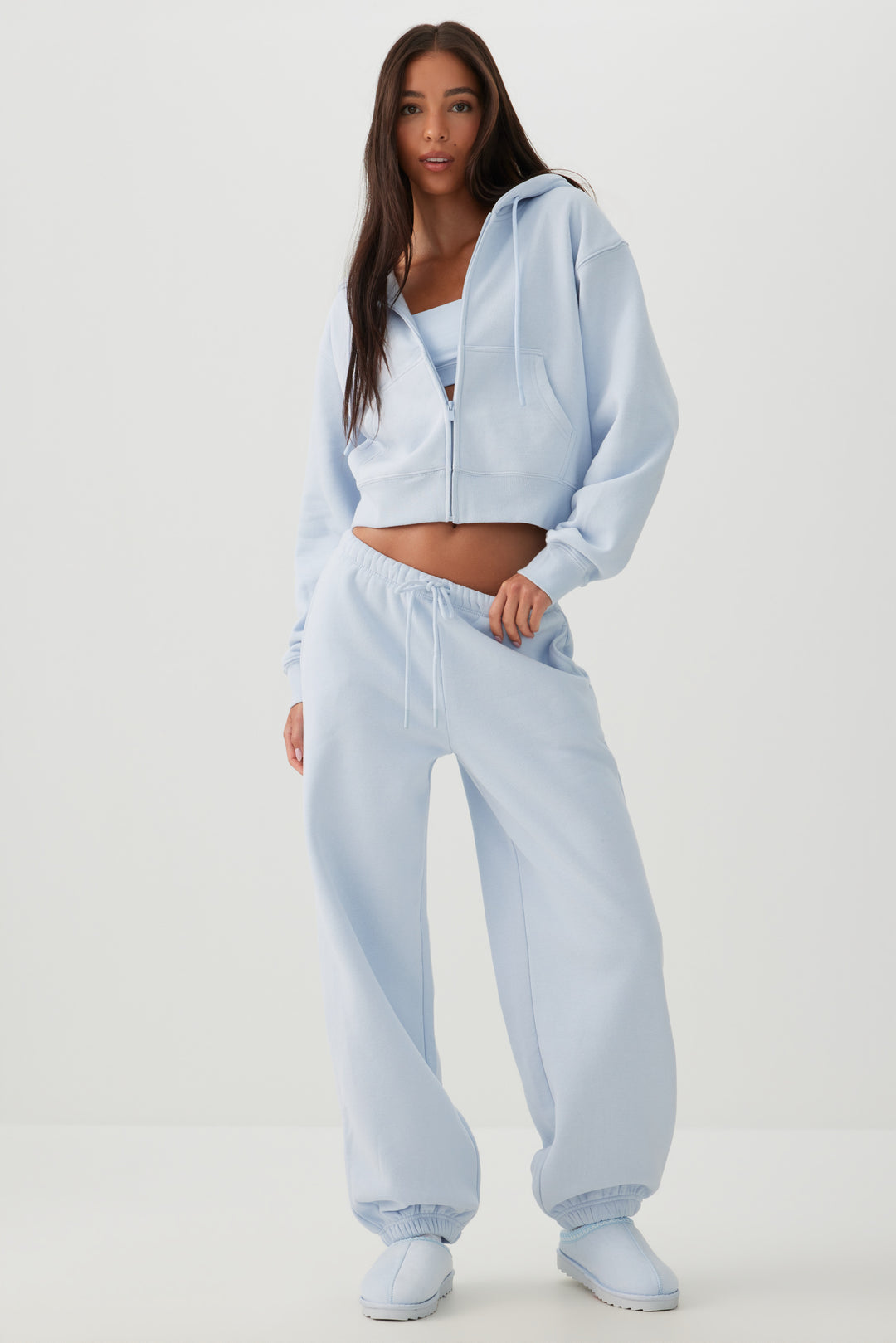 MADESOFT™ Fleece Short Zip Up Hoodie