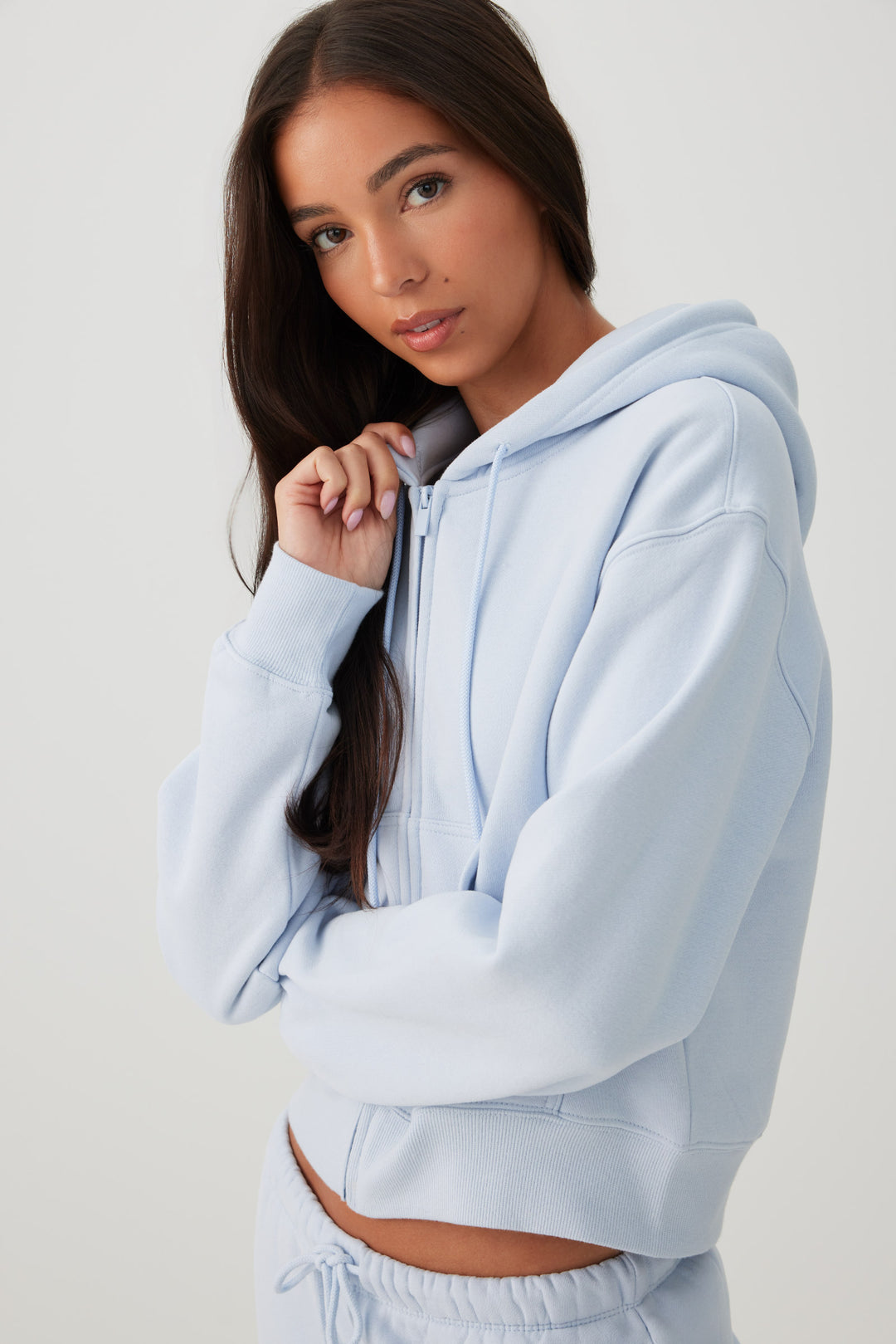 MADESOFT™ Fleece Short Zip Up Hoodie