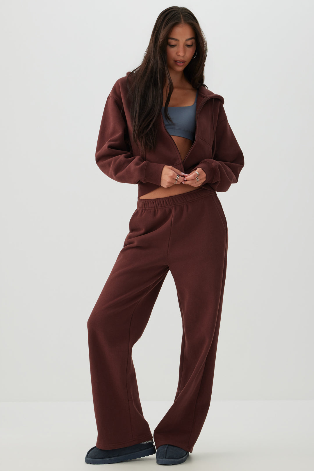 MADESOFT™ Fleece Short Zip Up Hoodie