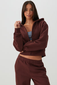 MADESOFT™ Fleece Short Zip Up Hoodie