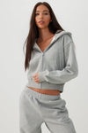 MADESOFT™ Fleece Short Zip Up Hoodie