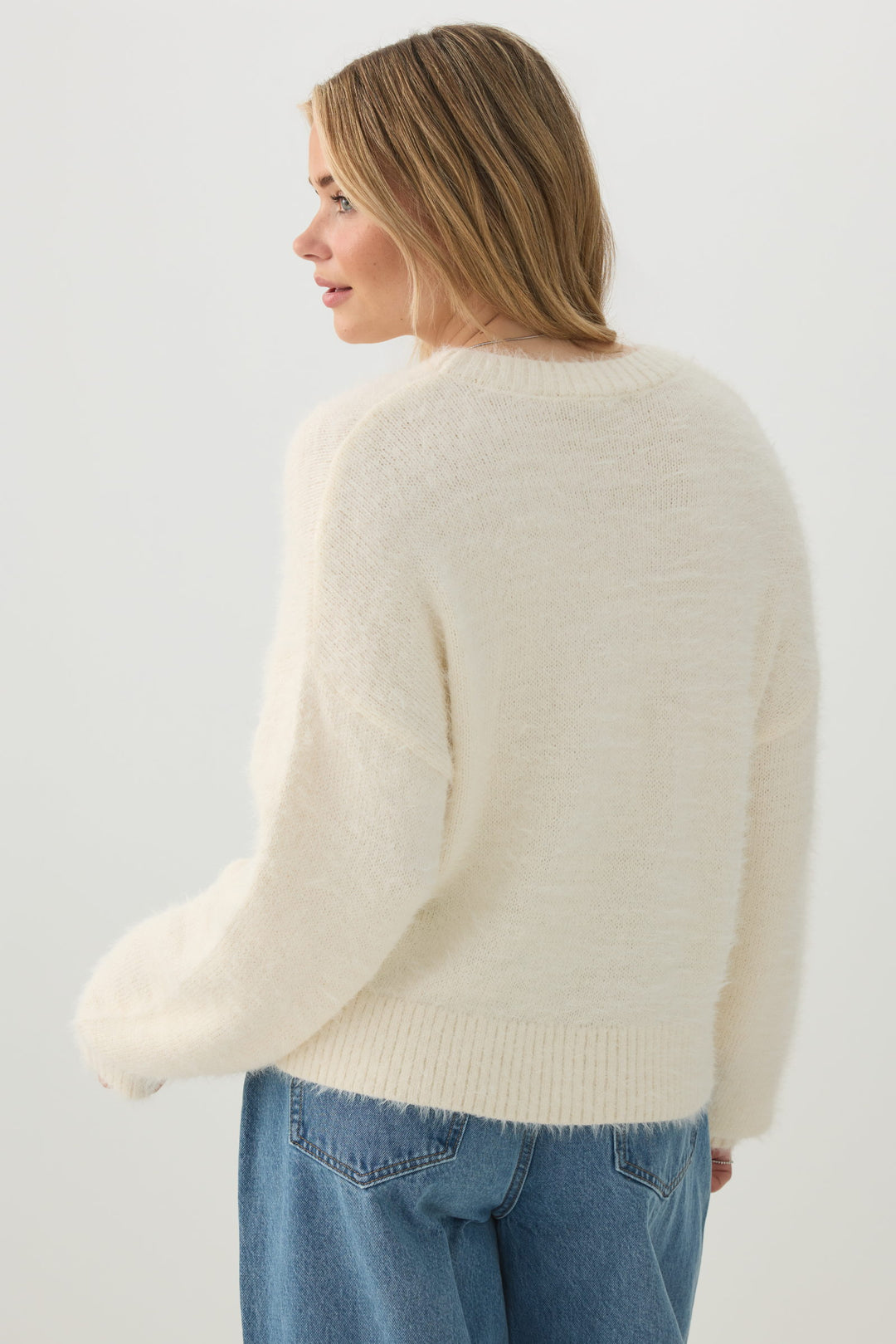 Oversized Sweater with Scarf