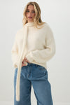 Oversized Sweater with Scarf