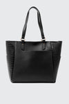 Large Faux Leather Shoulder Bag